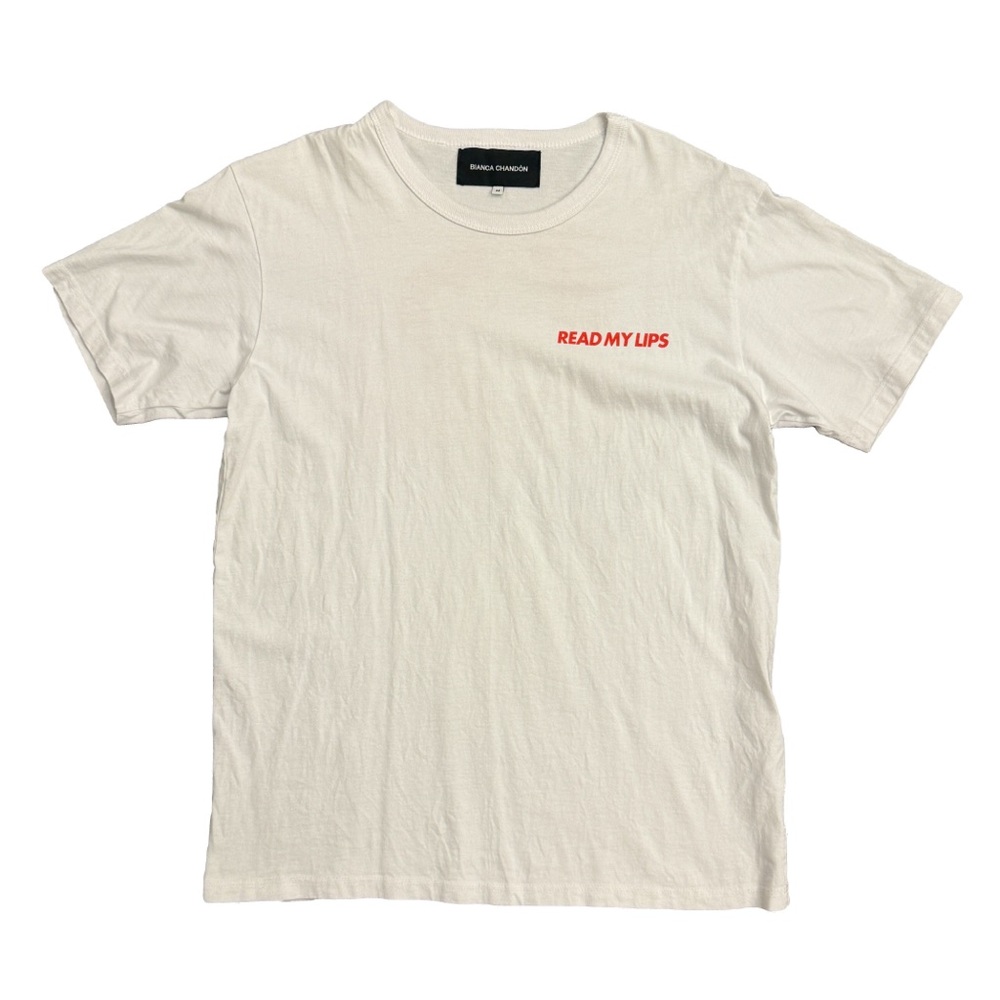 Bianca Chandon “Read My Lips” Graphic Tee – Size M